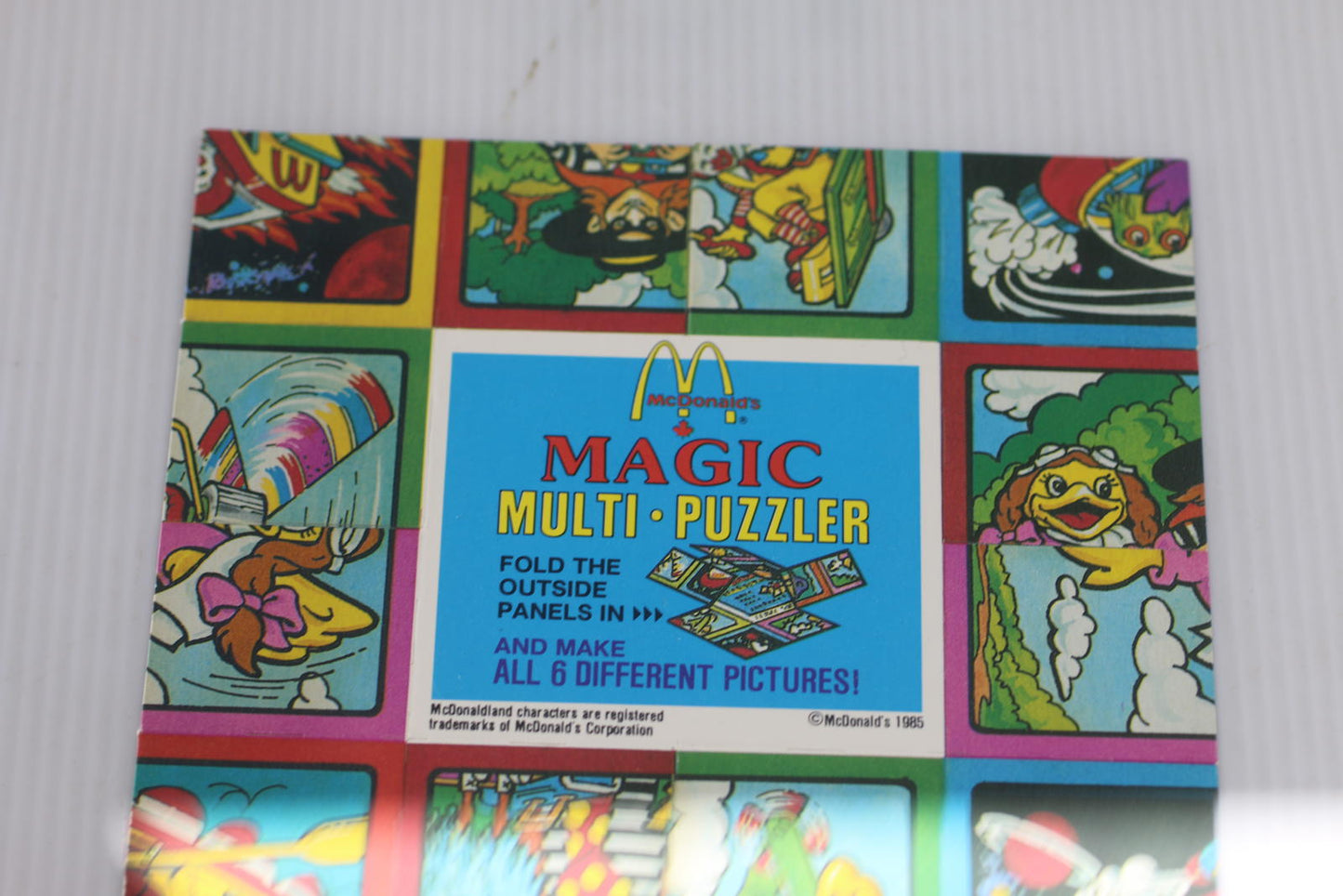 Vintage 1985 McDonald’s Magic Multi-Puzzler Magique Puzzle Canada toy