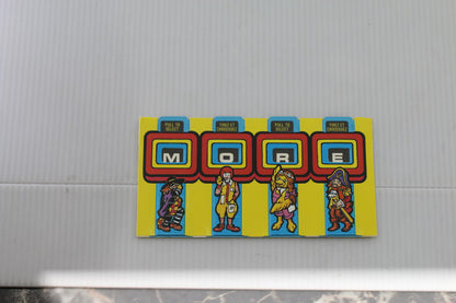 Vintage 1987 McDonald’s Spelling Machine Pull Tab Puzzle Canada Unused