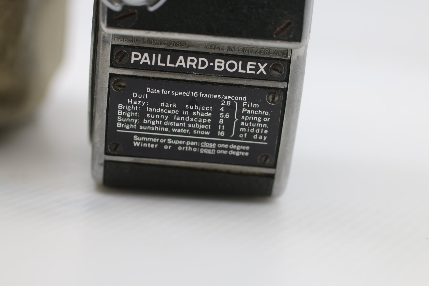 Vintage Paillard-Bolex 8mm Movie Camera w/ Yvar 12.5mm Lens & Original Case – Switzerland