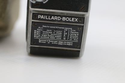 Vintage Paillard-Bolex 8mm Movie Camera w/ Yvar 12.5mm Lens & Original Case – Switzerland