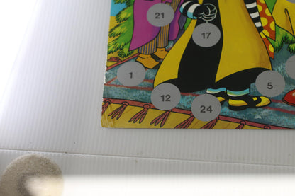 🎄 Vintage 1986 McDonald’s Canada Holiday Scratch Advent Calendar Christmas card