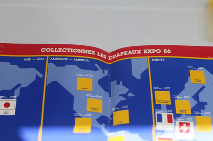 Vintage 1986 McDonald’s EXPO 86 Vancouver Flag Map Canada
