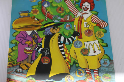 🎄 Vintage 1986 McDonald’s Canada Holiday Scratch Advent Calendar Christmas Used