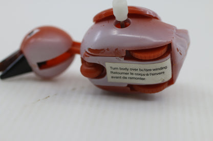 Vintage Wind Up Duck / Bird Toy – Works Great, Fast Action – 1970s 1980s