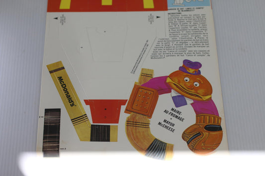 1986 McDonald’s Shoot To Score Action Goalie Punch Out Board game