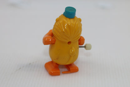 Vintage TOMY Wind-Up Lion Cat Playing Saxophone – Figure toy 1970s