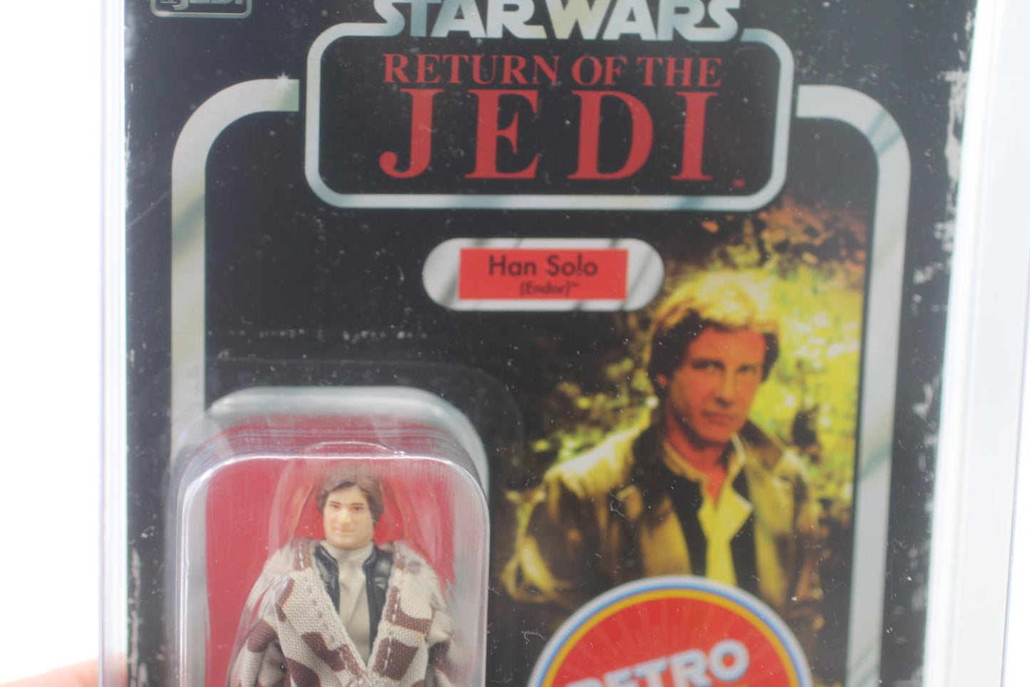 Hasbro Kenner Star Wars Han Solo (Endor) 40th Ann ROTJ Retro Coll 3.75" Figure