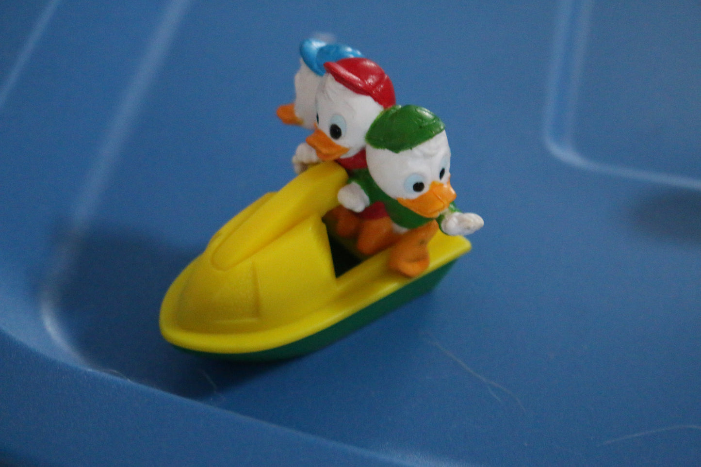 Huey Dewey Louie Duck Tales Jet Ski Toy Mcdonalds Happy Meal Cake Topper 1988