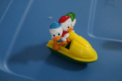 Huey Dewey Louie Duck Tales Jet Ski Toy Mcdonalds Happy Meal Cake Topper 1988