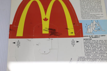 1986 McDonald’s Shoot To Score Action Goalie Punch Out Board game stained