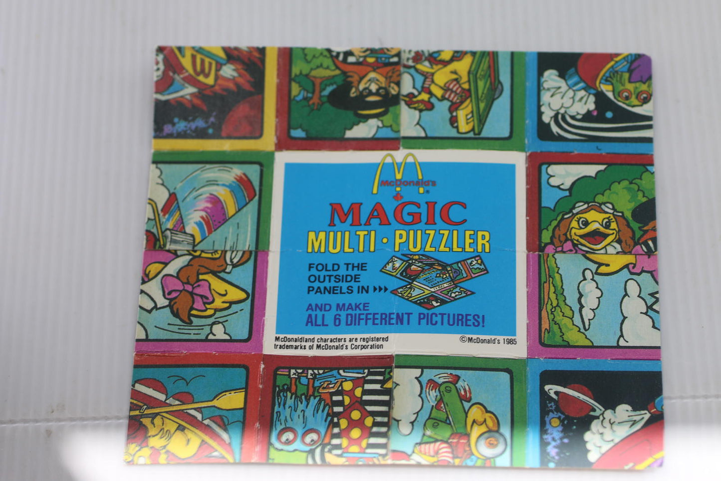Vintage 1985 McDonald’s Magic Multi-Puzzler Magique Puzzle Canada toy