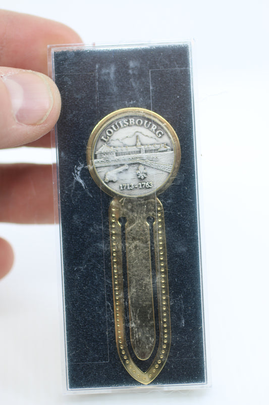 Vintage Louisbourg 1713–1763 Bookmark – Made in France – Historical Souvenir