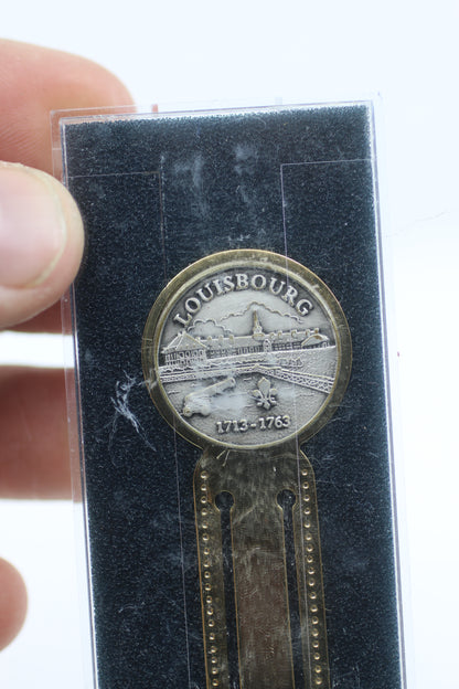 Vintage Louisbourg 1713–1763 Bookmark – Made in France – Historical Souvenir