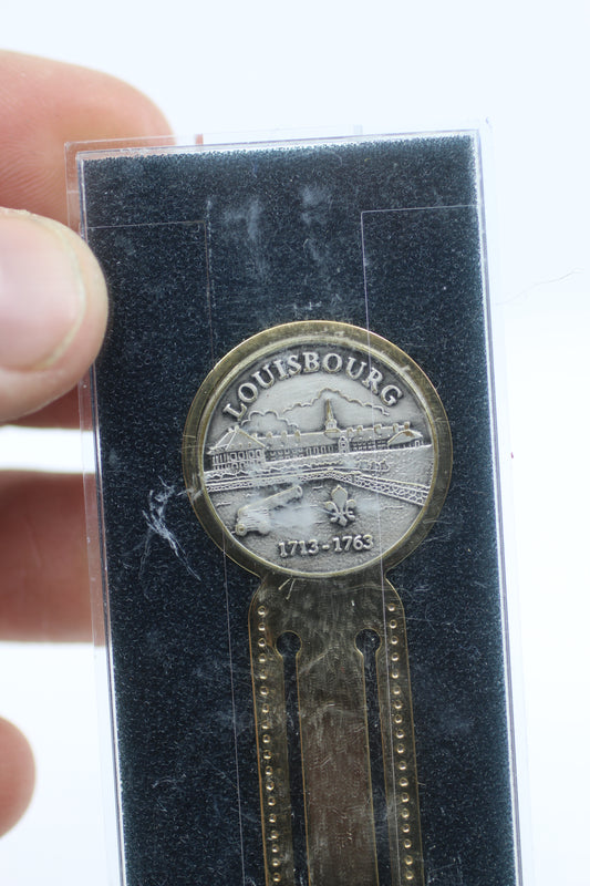 Vintage Louisbourg 1713–1763 Bookmark – Made in France – Historical Souvenir