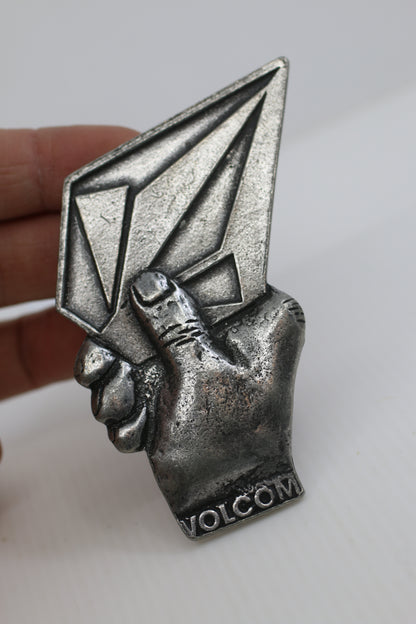 Volcom Metal Belt Buckle – Skate Streetwear – Heavy Cast Logo Buckle