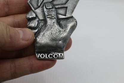 Volcom Metal Belt Buckle – Skate Streetwear – Heavy Cast Logo Buckle