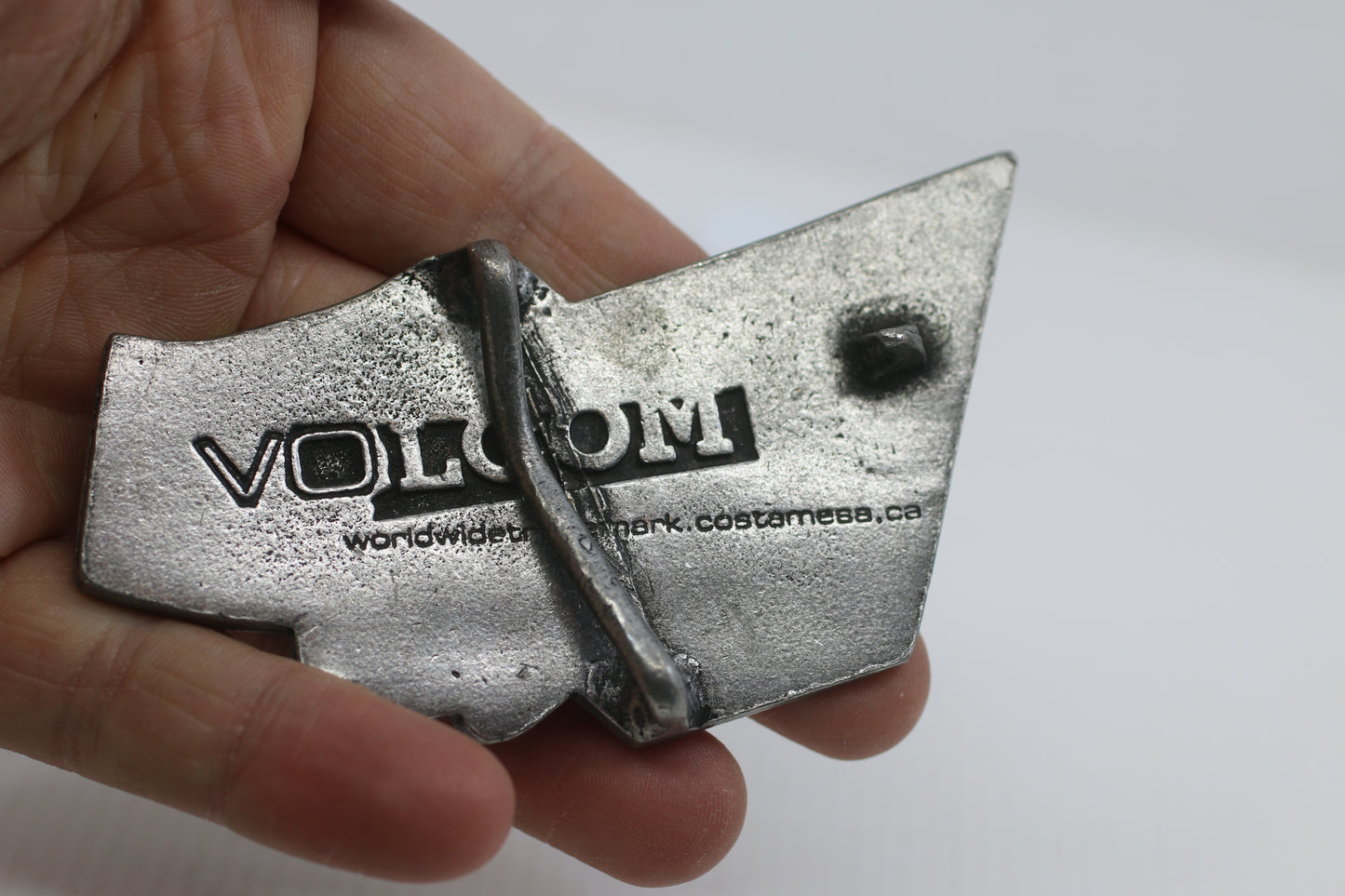 Volcom Metal Belt Buckle – Skate Streetwear – Heavy Cast Logo Buckle