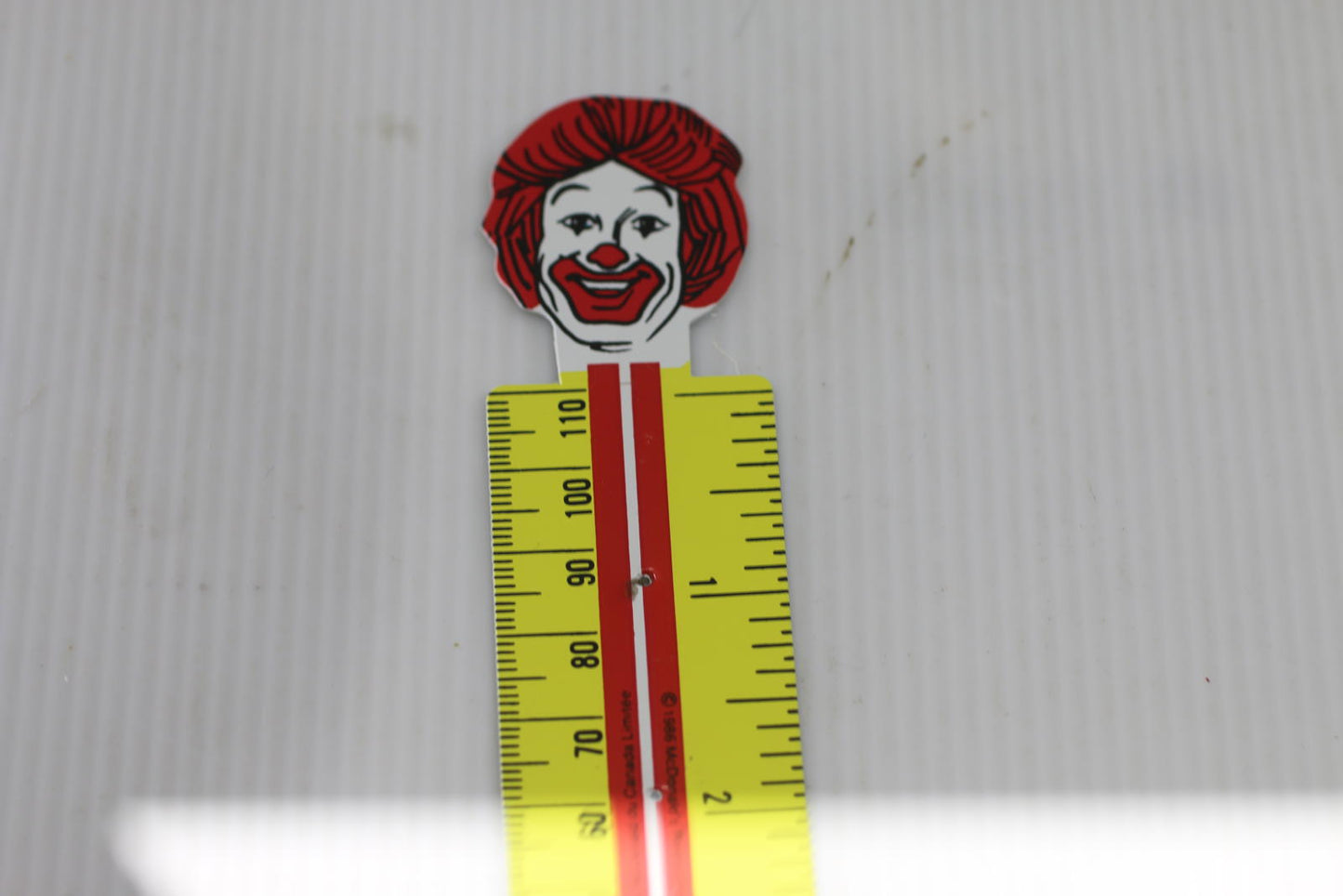 1986 McDonald’s Canada Ronald McDonald Ruler Spirograph Tool