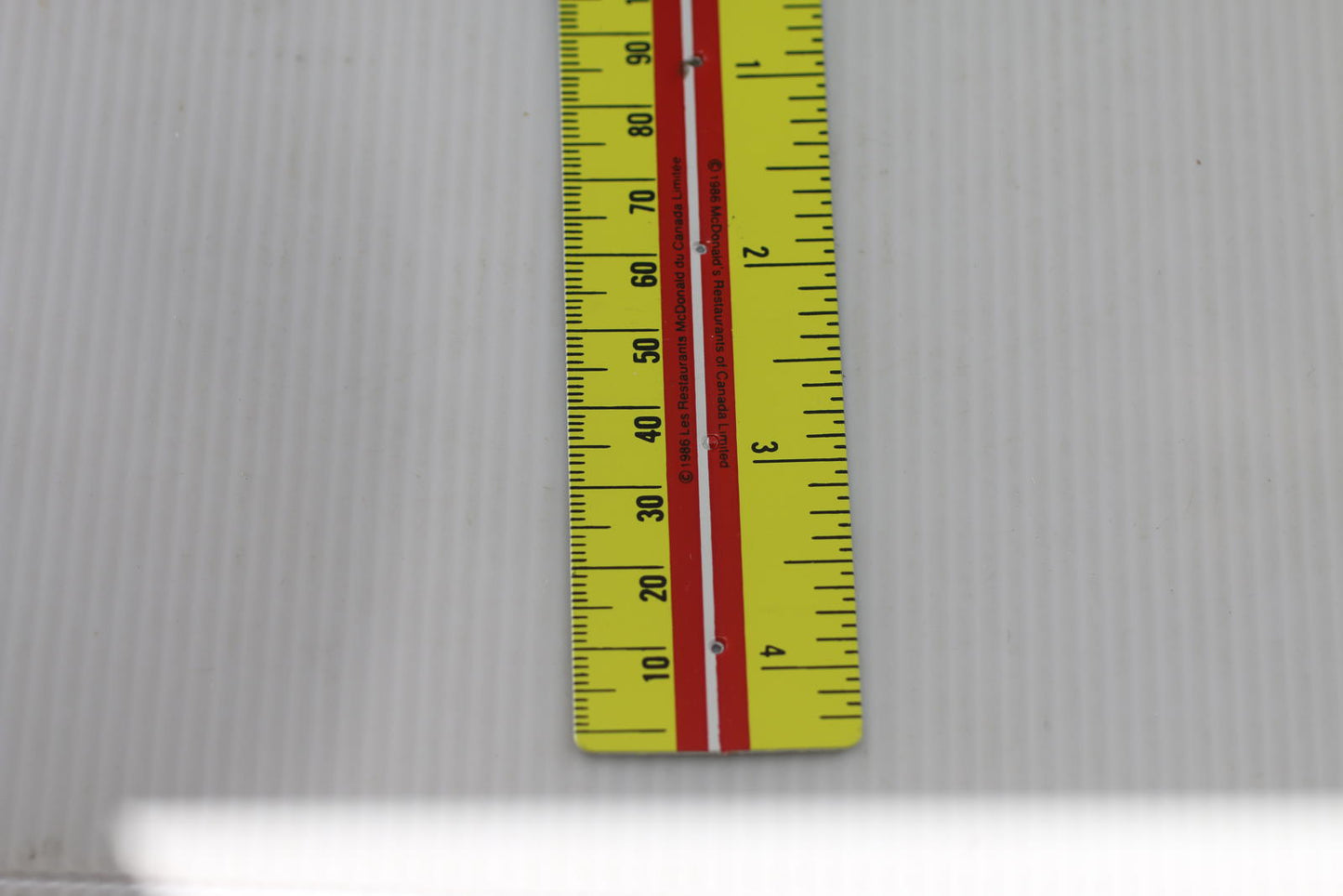 1986 McDonald’s Canada Ronald McDonald Ruler Spirograph Tool