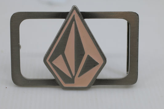 Volcom Stone Metal Belt Buckle – Gunmetal Finish – Skate Streetwear
