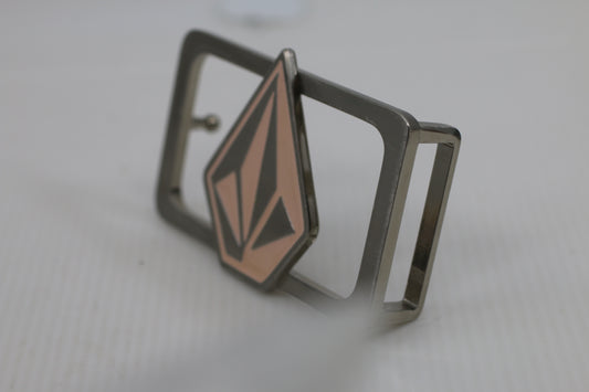 Volcom Stone Metal Belt Buckle – Gunmetal Finish – Skate Streetwear