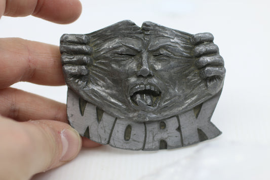 Motley Crue Vintage Belt Buckle – 1994 Bergamot – Heavy Metal Rock – READ