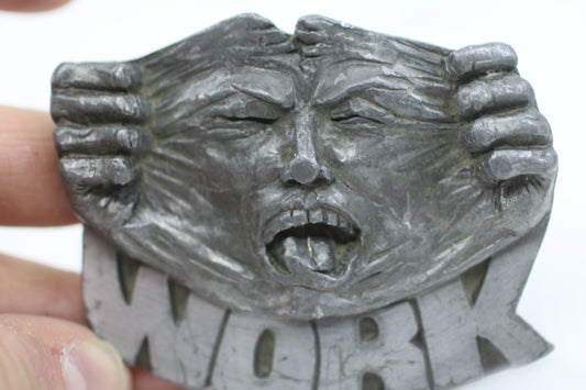 Motley Crue Vintage Belt Buckle – 1994 Bergamot – Heavy Metal Rock – READ