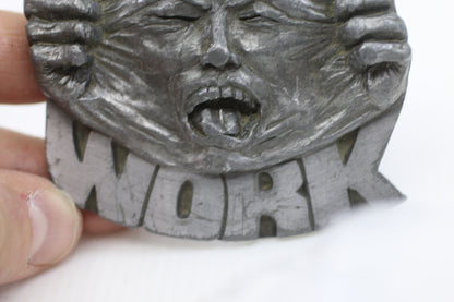 Motley Crue Vintage Belt Buckle – 1994 Bergamot – Heavy Metal Rock – READ