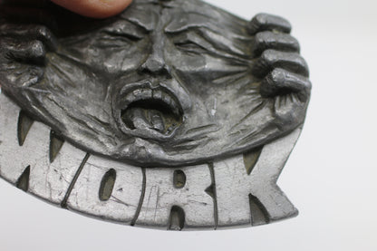 Motley Crue Vintage Belt Buckle – 1994 Bergamot – Heavy Metal Rock – READ