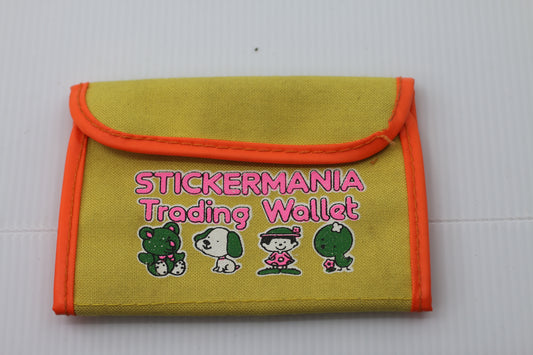 🌟Vintage Stickermania Trading Wallet IMPERIAL 1982 Orange/Yellow Variant🌟