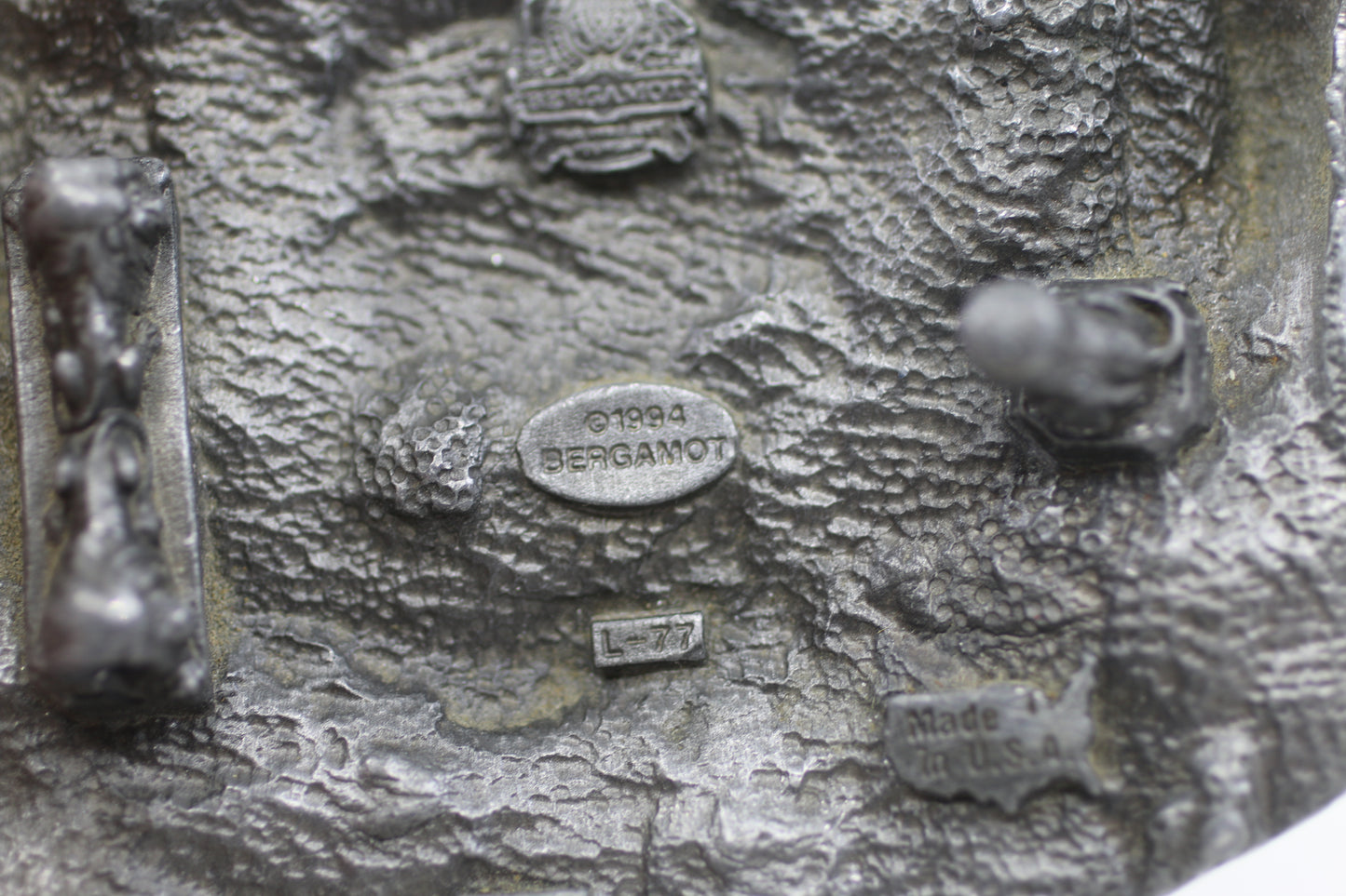 Motley Crue Vintage Belt Buckle – 1994 Bergamot – Heavy Metal Rock – READ