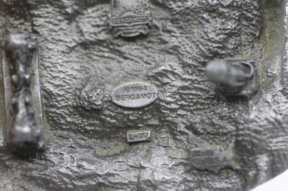 Motley Crue Vintage Belt Buckle – 1994 Bergamot – Heavy Metal Rock – READ