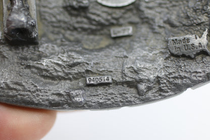 Motley Crue Vintage Belt Buckle – 1994 Bergamot – Heavy Metal Rock – READ