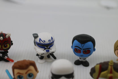 Star Wars Doorables Squish Squadron Lot Of 20 Squish Chase Series Mini figures
