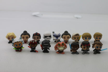 Star Wars Doorables Squish Squadron Lot Of 16 Squish Chase Series Mini figures