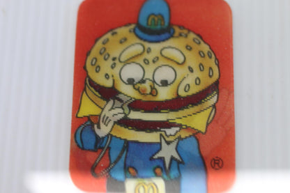 Vintage McDonaldland Mayor McCheese Quiz Card French McDonald's Promo 1980s