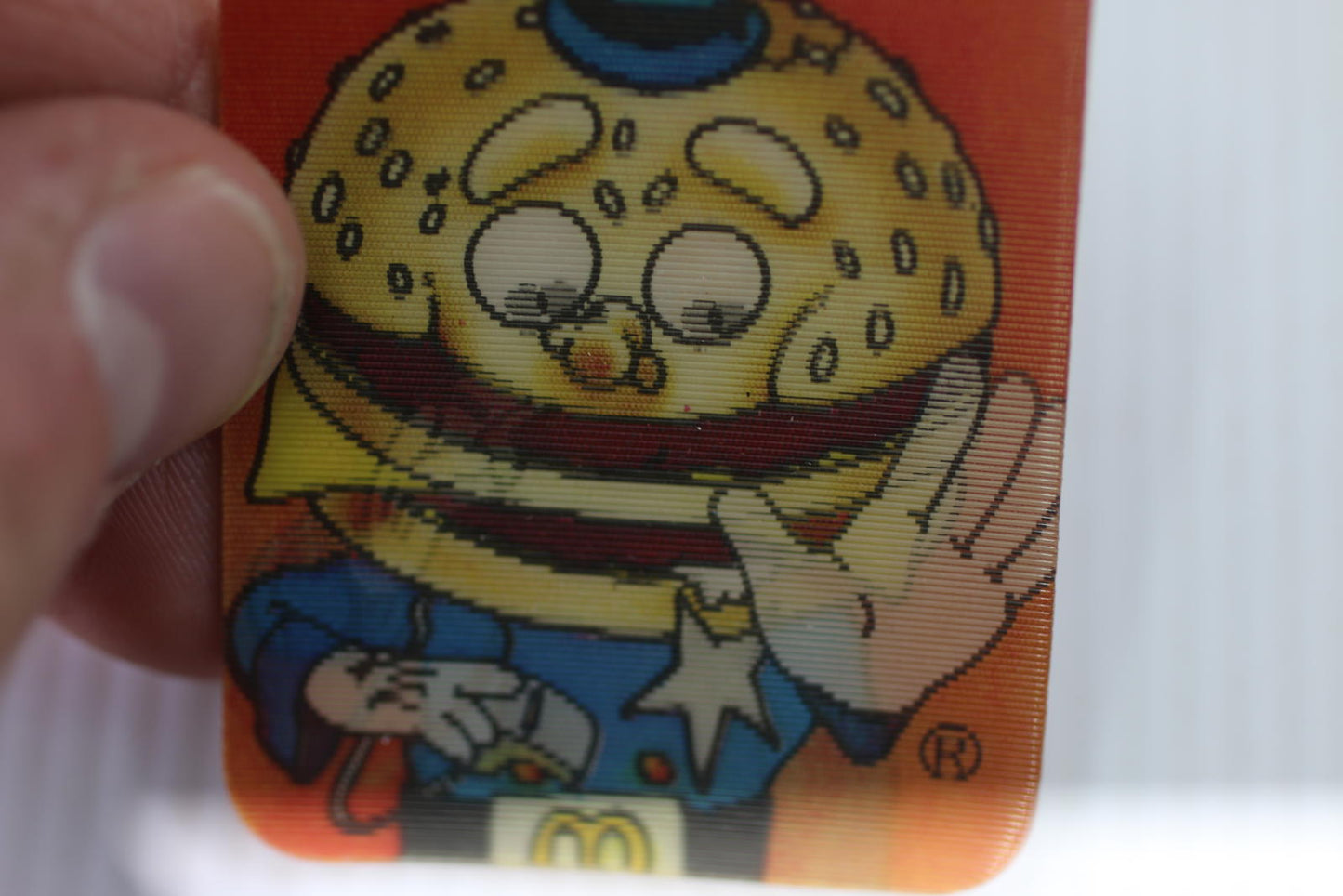 Vintage McDonaldland Mayor McCheese Quiz Card French McDonald's Promo 1980s