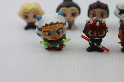 Star Wars Doorables Squish Squadron Lot Of 16 Squish Chase Series Mini figures