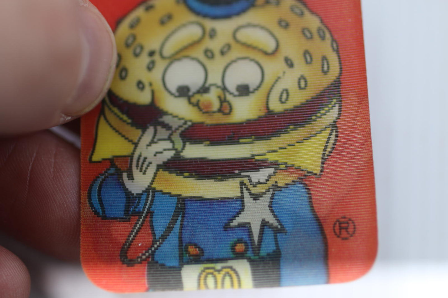 Vintage McDonaldland Mayor McCheese Quiz Card French McDonald's Promo 1980s