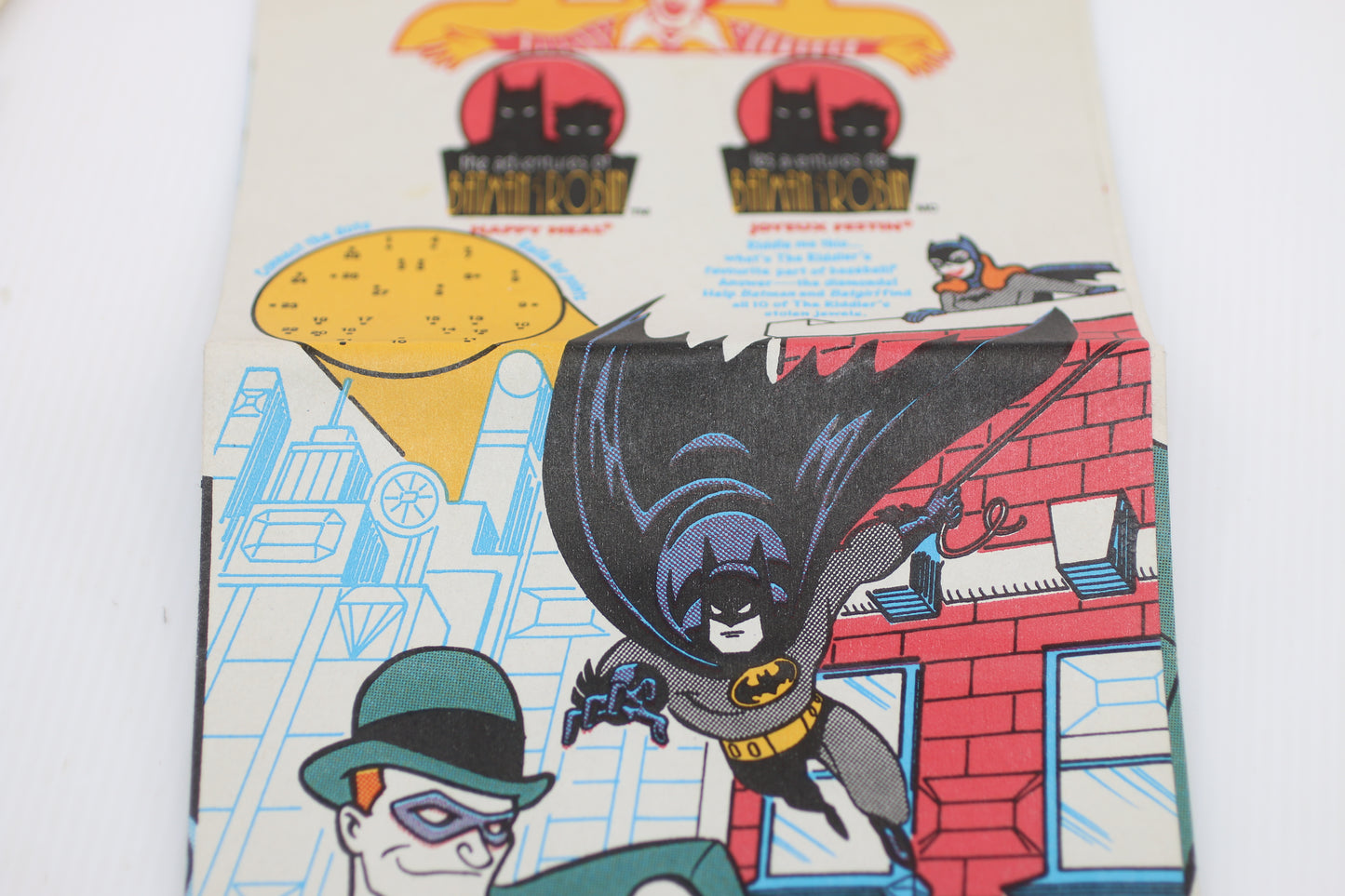 Vintage McDonald’s Happy Meal Batman & Robin Paper Bag 1990s