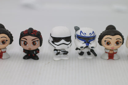 Star Wars Doorables Squish Squadron Lot Of 16 Squish Chase Series Mini figures