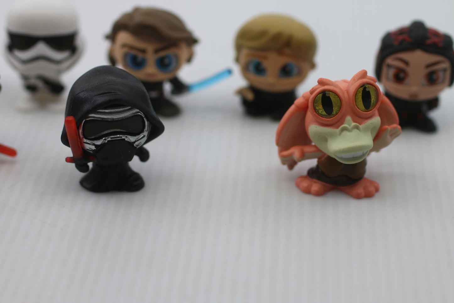 Star Wars Doorables Squish Squadron Lot Of 10 Squish Chase Series Mini figures