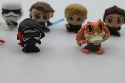 Star Wars Doorables Squish Squadron Lot Of 10 Squish Chase Series Mini figures