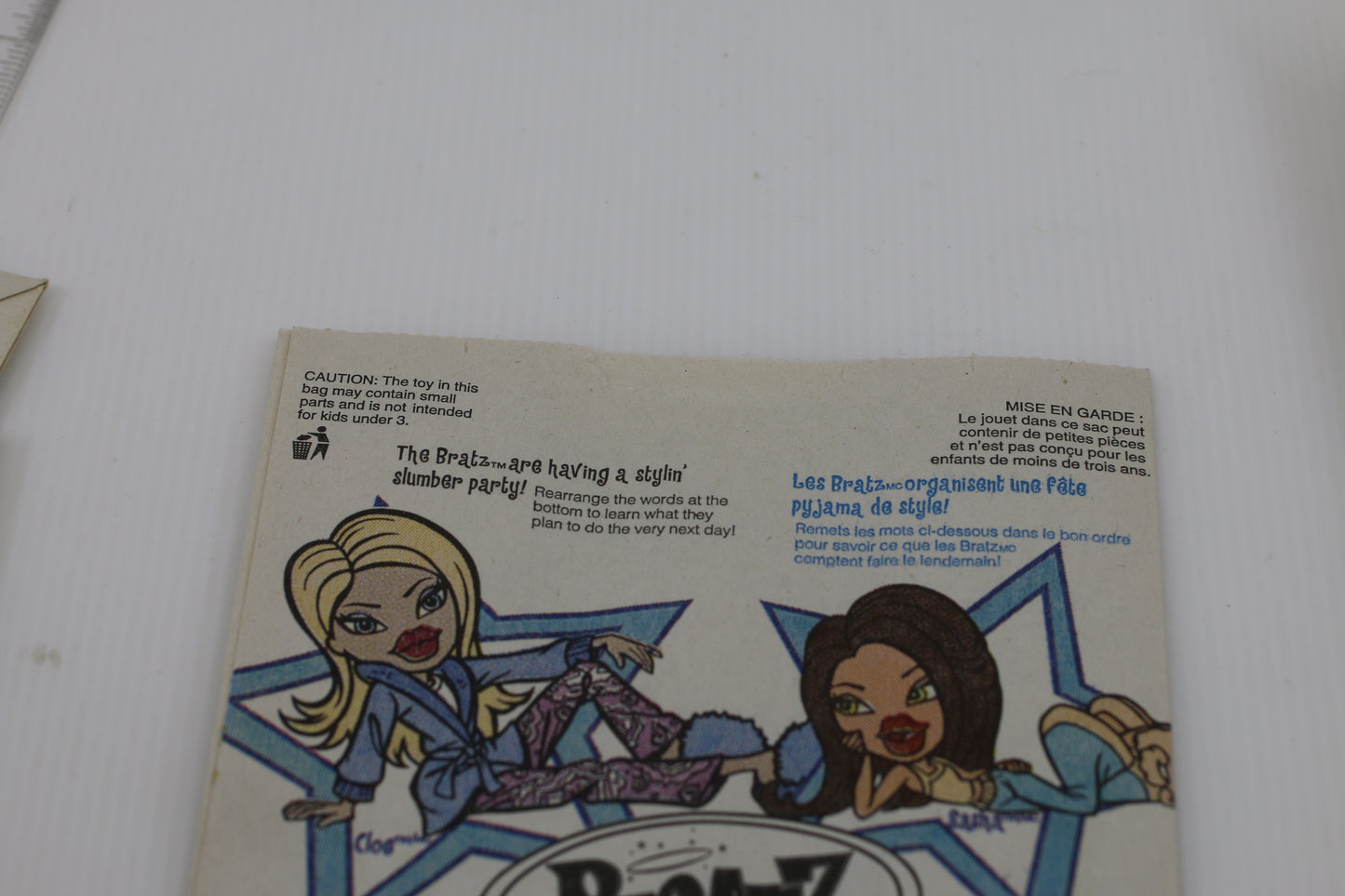 Vintage McDonald’s Happy Meal Paper Bag Bratz He-Man Canada 2003