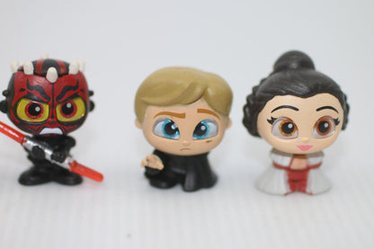 Star Wars Doorables Squish Squadron Lot Of 6 Squish Chase Series Mini figures