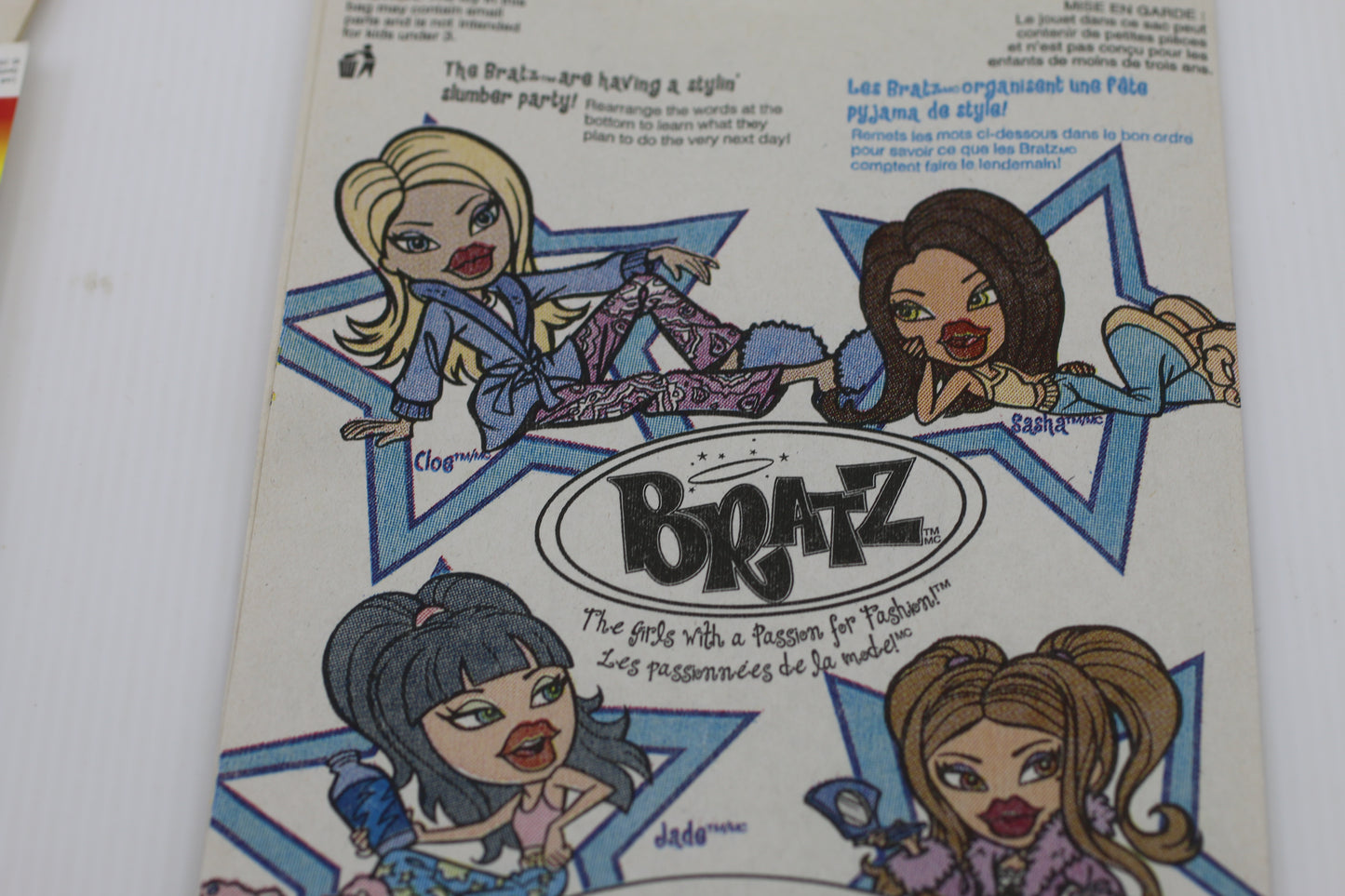 Vintage McDonald’s Happy Meal Paper Bag Bratz He-Man Canada 2003