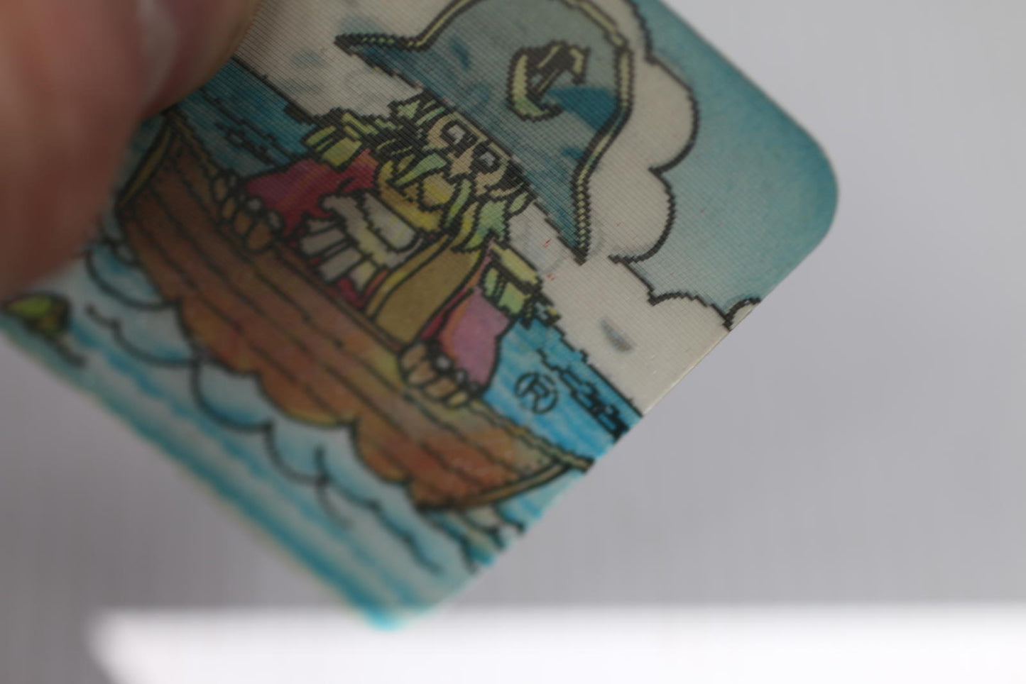 Vintage McDonaldland Captain Crook Quiz Card French McDonald's Promo 1980s