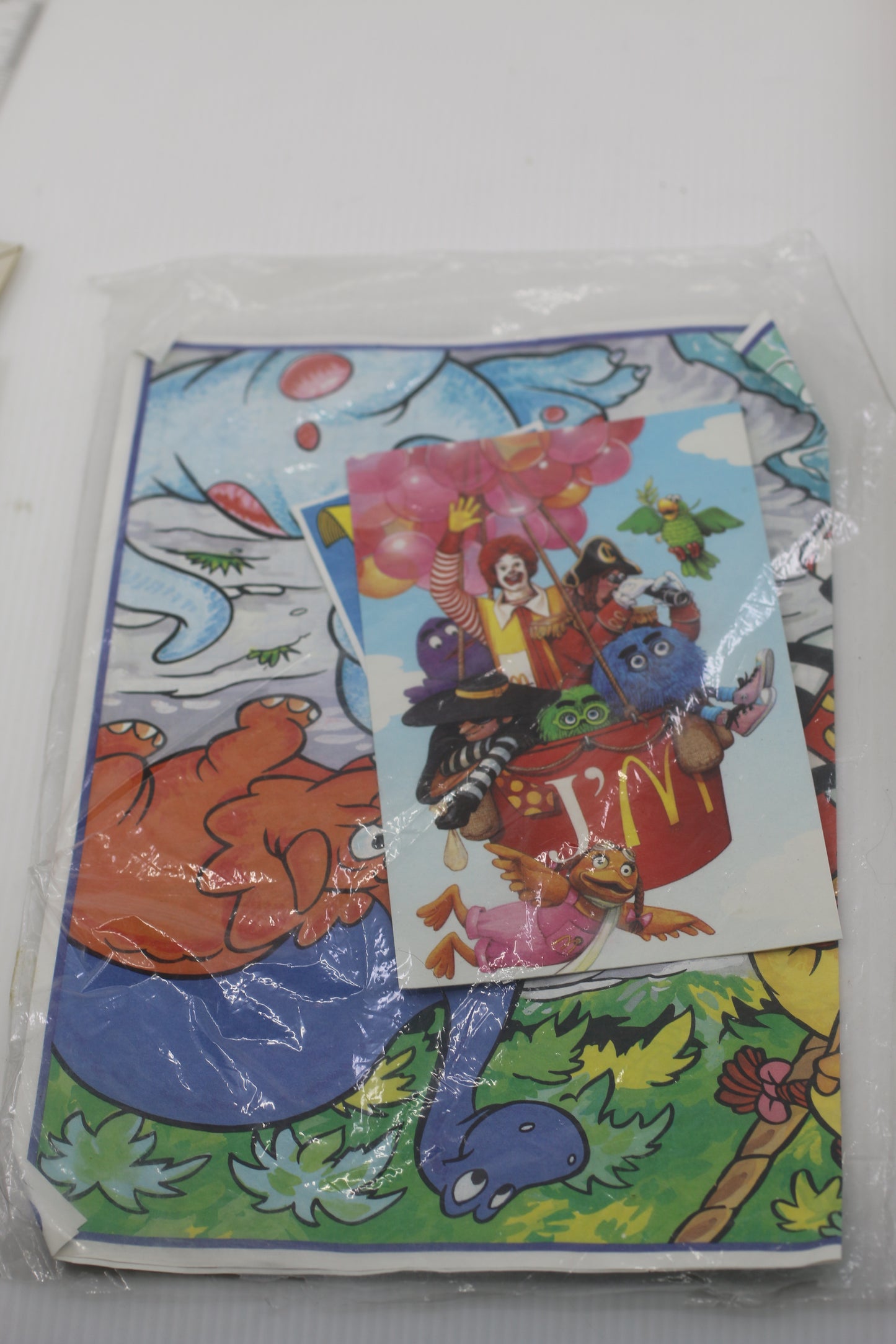 Vintage McDonald’s Canada Ronald McDonald Kids Activity Placemats Lot – 1988 – French