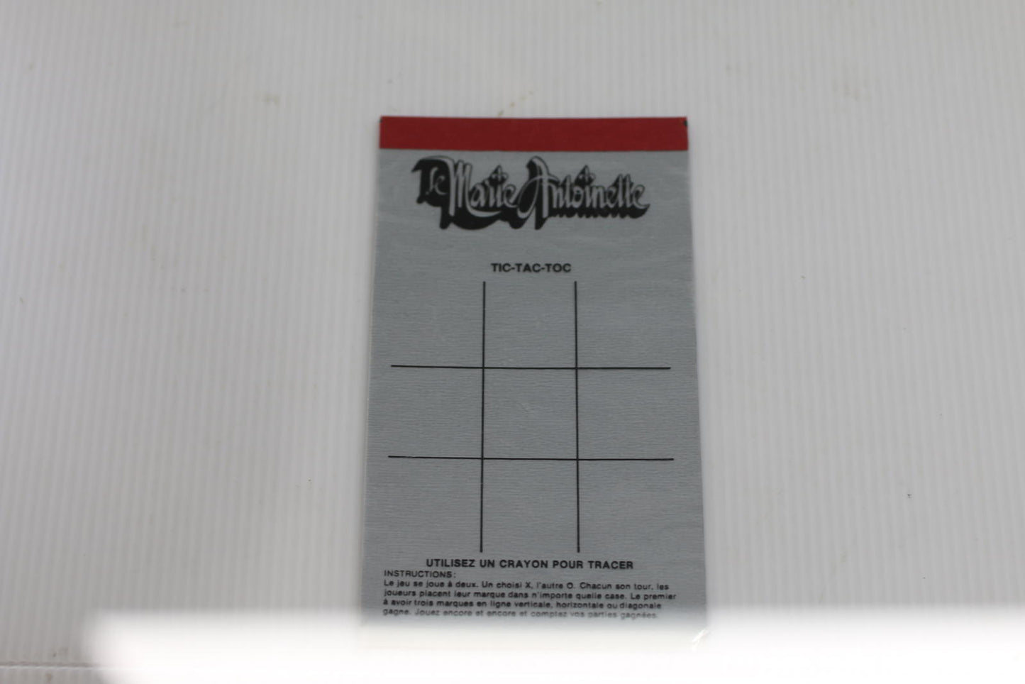 Vintage McDonald's Magic Slate Tic Tac Toe Drawing Board Le Marie Antoinette Toy