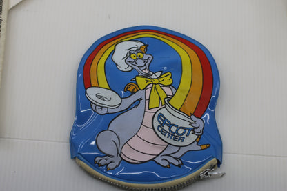 Vintage EPCOT Center Figment Coin Purse Walt Disney World